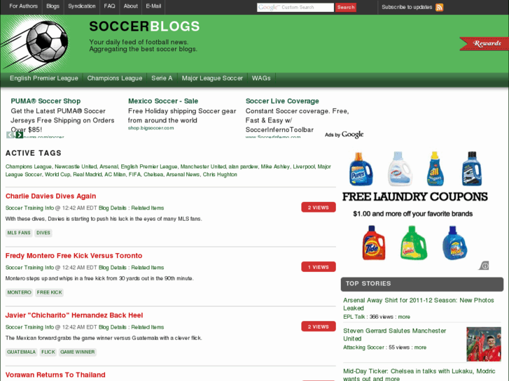 www.soccerblogs.net