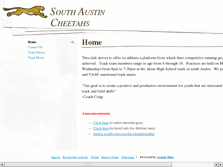 www.southaustincheetahs.com