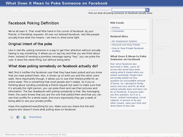 www.whatdoesitmeantopokesomeoneonfacebook.com