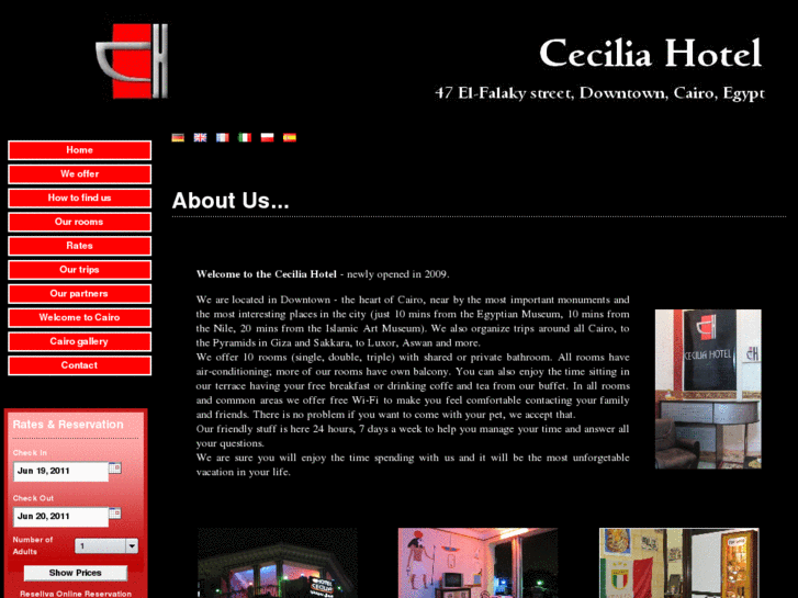 www.ceciliahotel.net