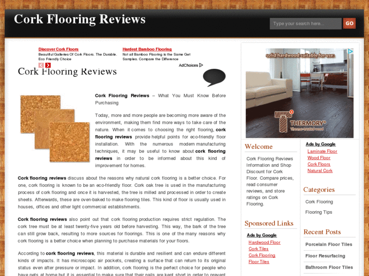 www.corkflooringreviews.net