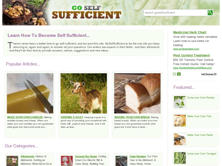 www.goselfsufficient.co.uk