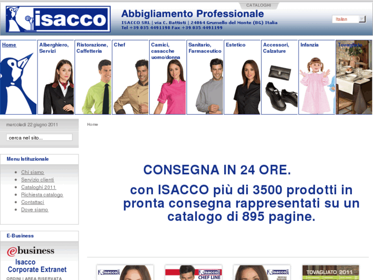 www.isacco.it