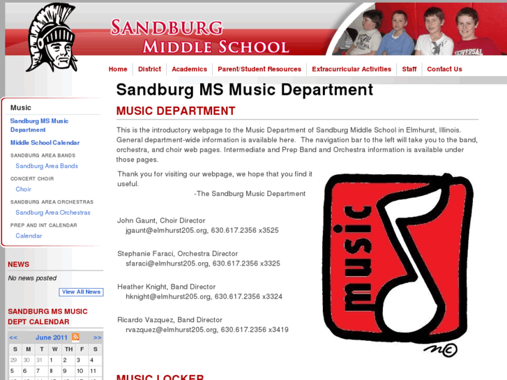 www.sandburg205music.org