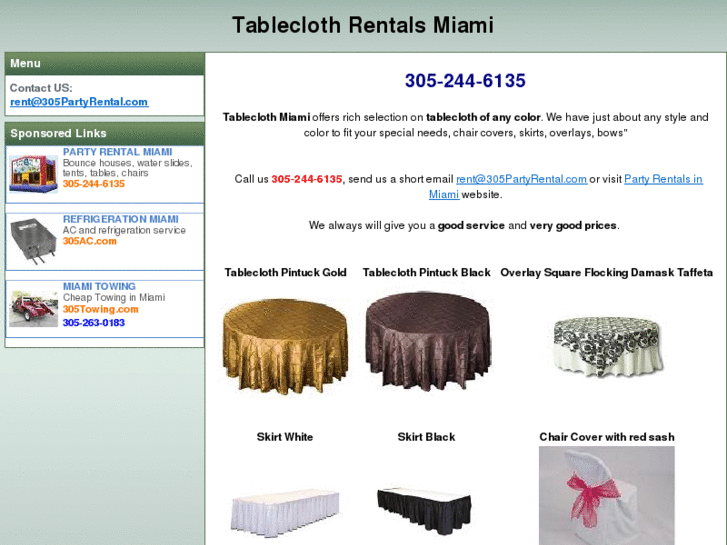 www.tableclothmiami.com