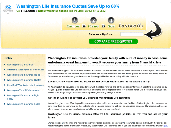 www.washington-life-insurance.info