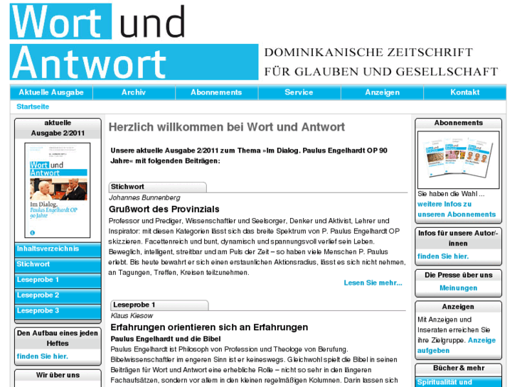 www.wort-und-antwort.de