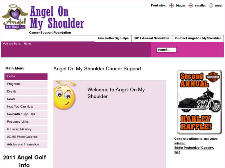 www.angelonmyshoulder.info