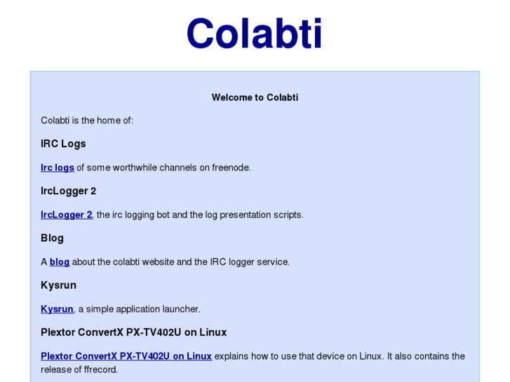 www.colabti.net