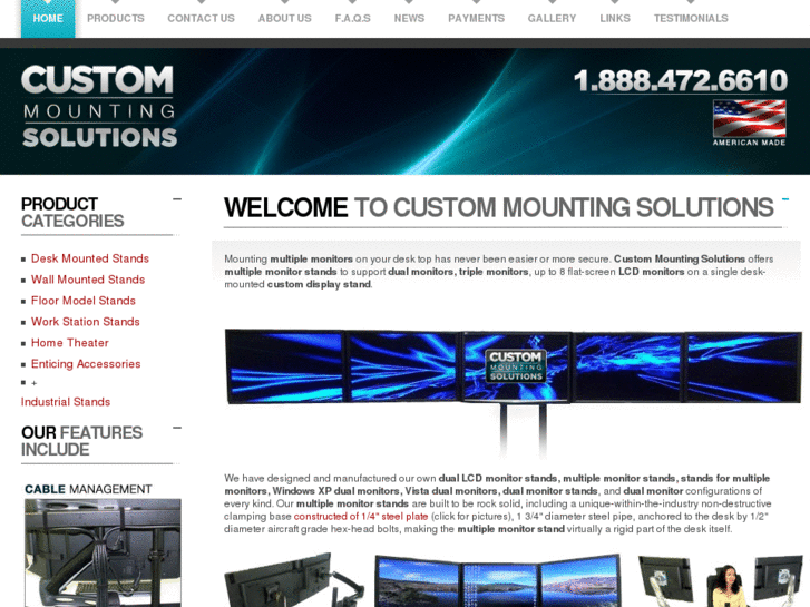 www.custommonitorstandsusa.com