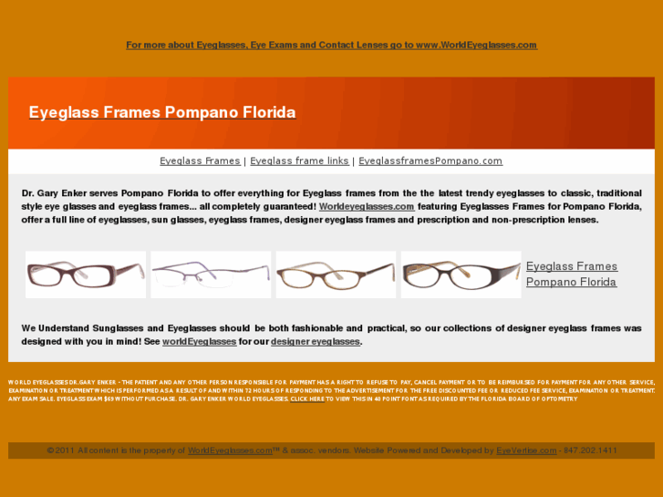 www.eyeglassframespompano.com