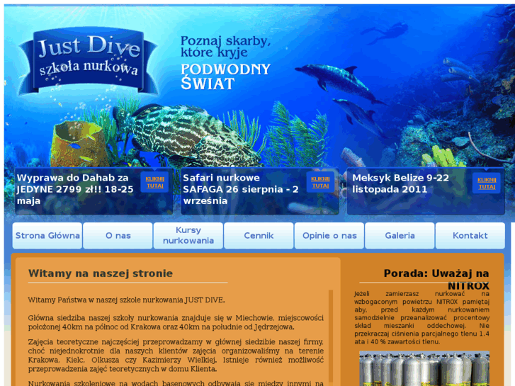 www.justdive.com.pl