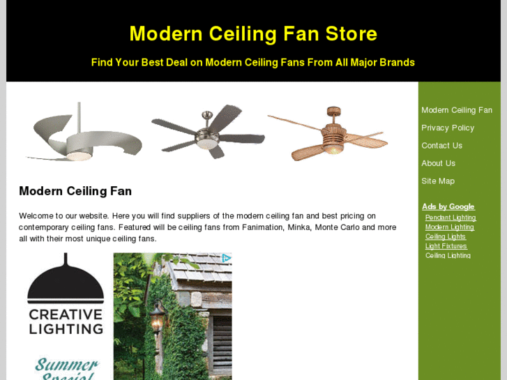 www.modernceilingfanstore.com