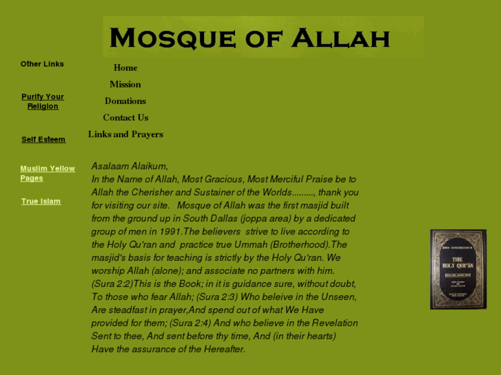 www.mosqueofallahdallas.com