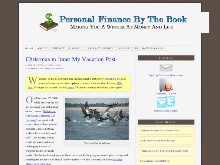 www.personalfinancebythebook.com