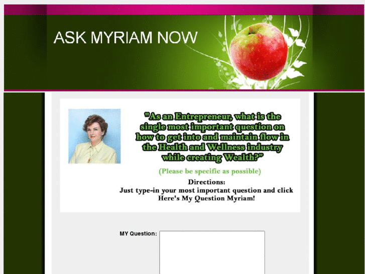 www.askmyriamnow.com