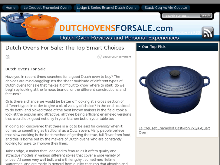 www.dutchovensforsale.com