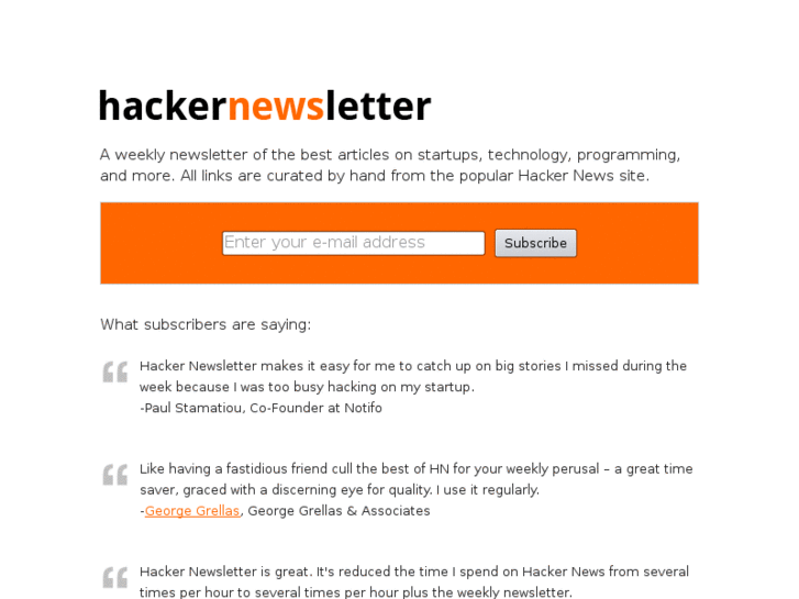 www.hackernewsletter.com