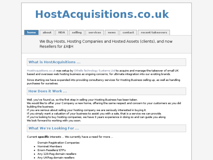 www.hostacquisitions.co.uk