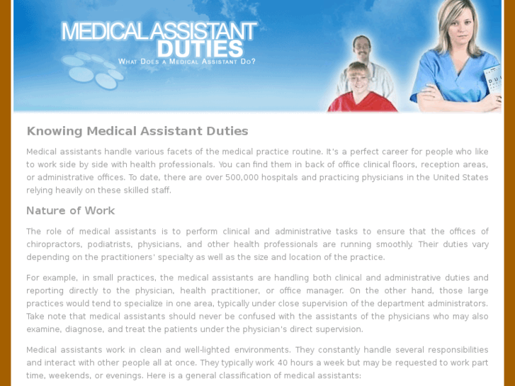 www.medicalassistantduties.net