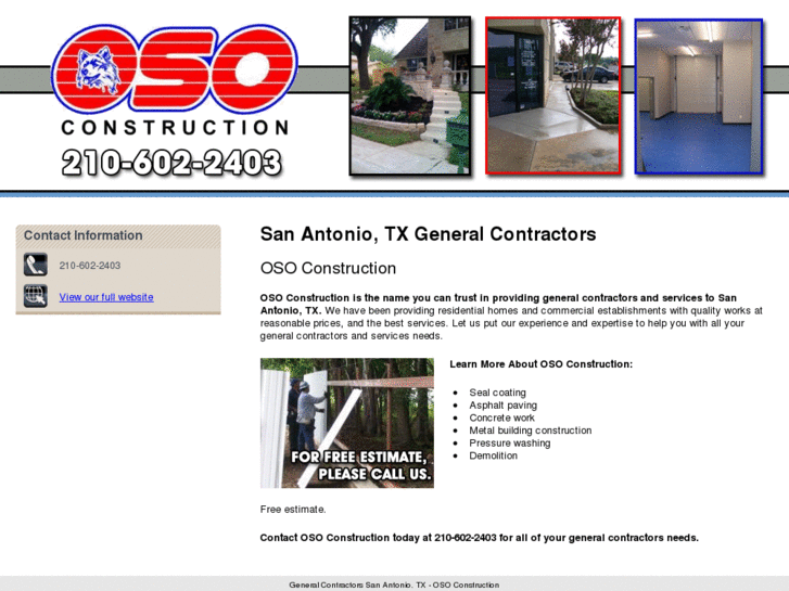 www.osoconstructionsat.com