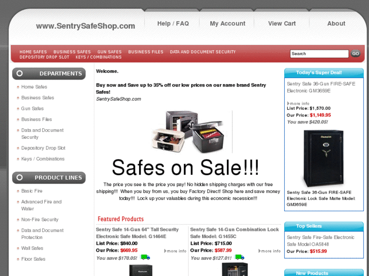 www.sentrysafeshop.com