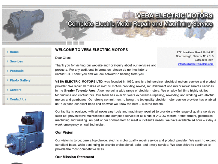 www.vebaelectricmotors.com