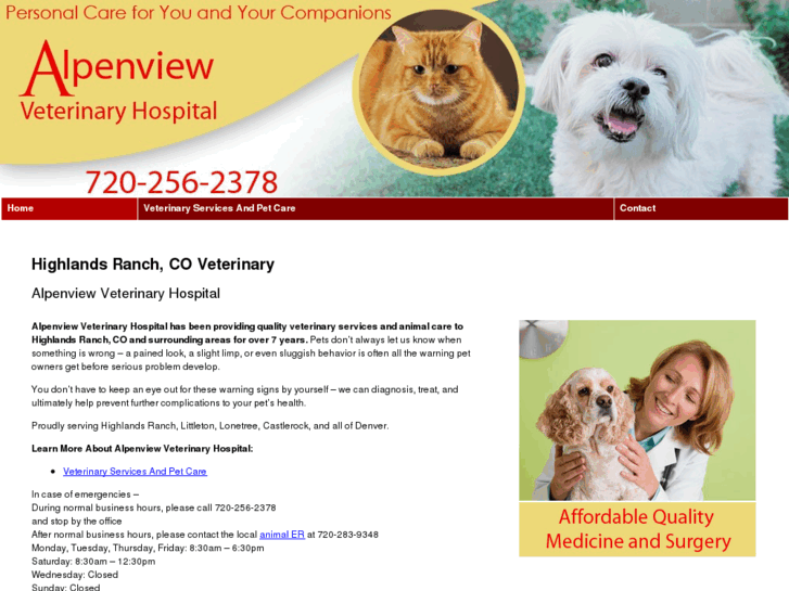 www.veterinarianhighlandsranchco.com