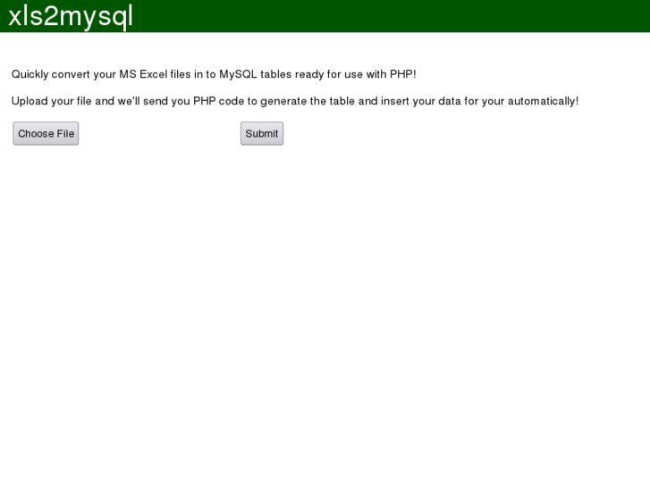 www.xls2mysql.com