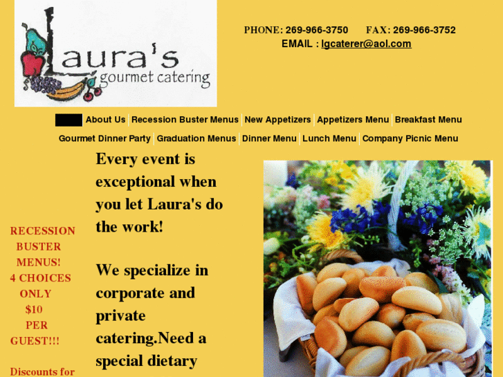 www.laurasgourmetcatering.com