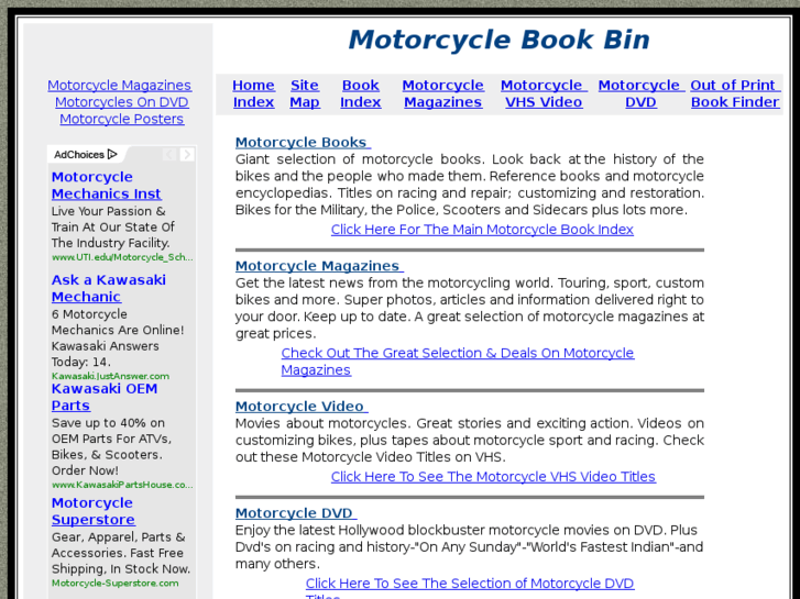 www.motorcyclebookbin.com