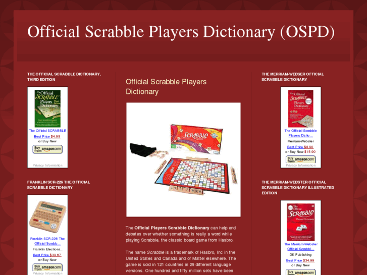 www.officialscrabbleplayersdictionary.com