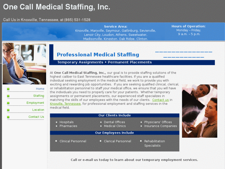 www.onecallmedicalstaffing.com