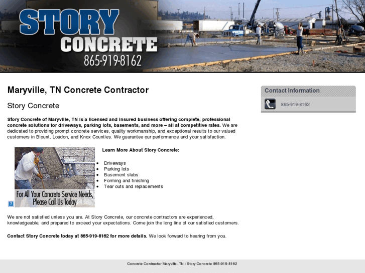 www.storyconcretemaryvilletn.com