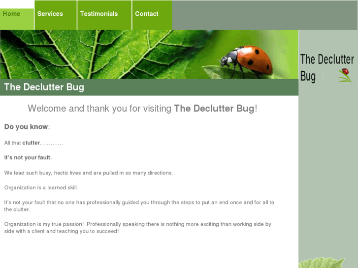 www.thedeclutterbug.com