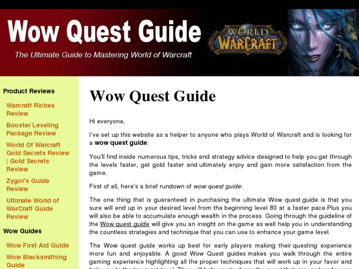 www.wowquestguidesecrets.com