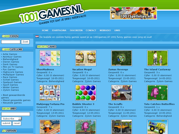 www.1001games.nl