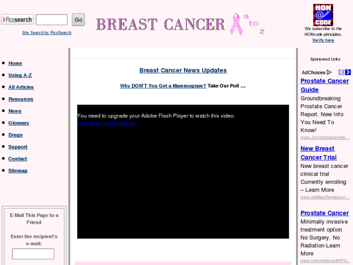 www.a-zbreastcancer.com