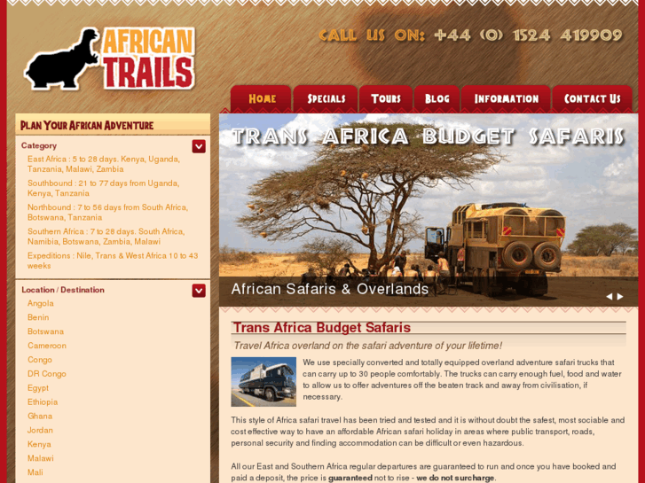 www.africantrails.co.uk