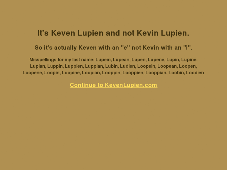 www.kevinlupien.com