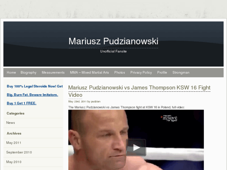 www.mariuszpudzianowski.net