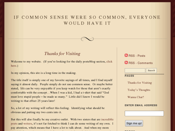 www.myowncommonsense.com
