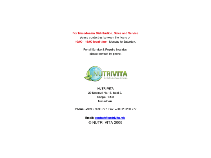 www.nutrivita.biz