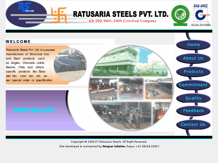 www.ratusariasteel.com