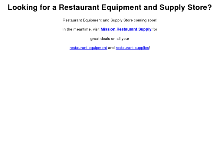 www.restaurantequipmentsupplystore.com