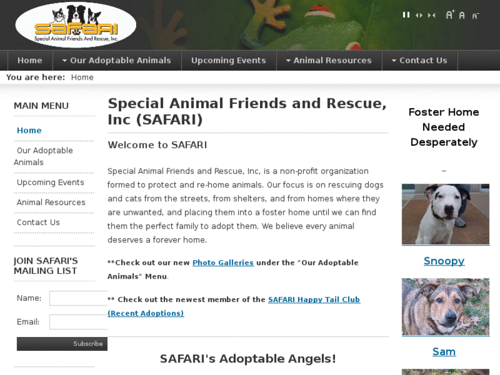 www.safarianimalrescue.com