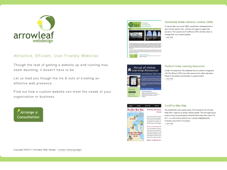 www.arrowleafwebdesign.com
