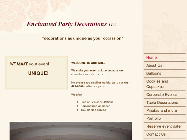 www.enchantedpartydecorations.com