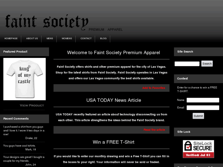 www.faintsociety.com