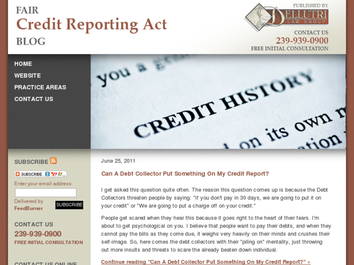 www.faircreditreportingactblog.com